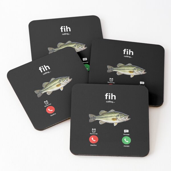 Item preview,  Fih Calling Decline Accept Phone Call Funny Fish designed and sold by CameronTheBro.