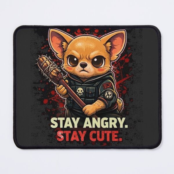 Item preview, Stay Angry Stay Cute Chihuahua designed and sold by Furvisors.