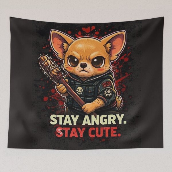 Item preview, Stay Angry Stay Cute Chihuahua designed and sold by Furvisors.