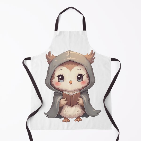 Item preview, Cozy Owl Mage – Cute Kawaii Fantasy Character designed and sold by santi-ia.