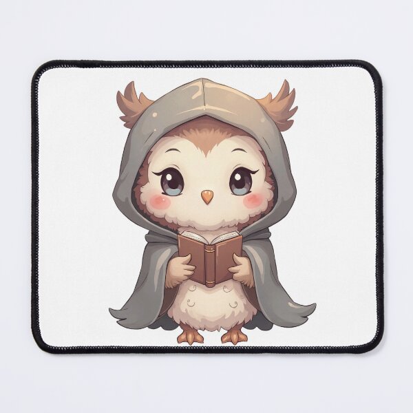 Item preview, Cozy Owl Mage – Cute Kawaii Fantasy Character designed and sold by santi-ia.