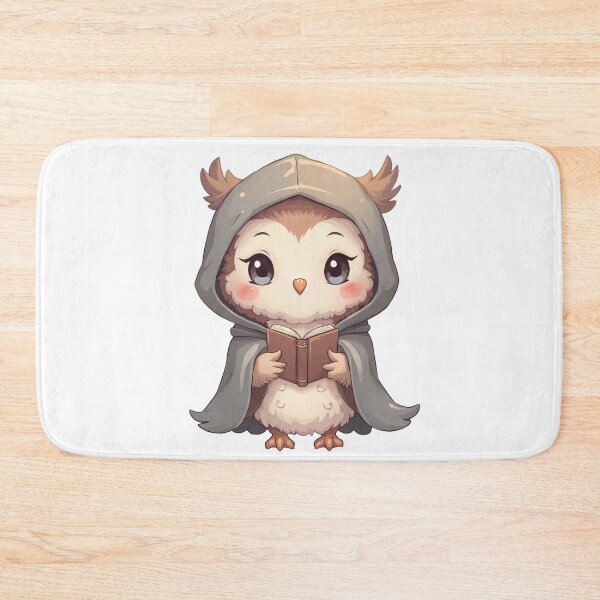 Item preview, Cozy Owl Mage – Cute Kawaii Fantasy Character designed and sold by santi-ia.