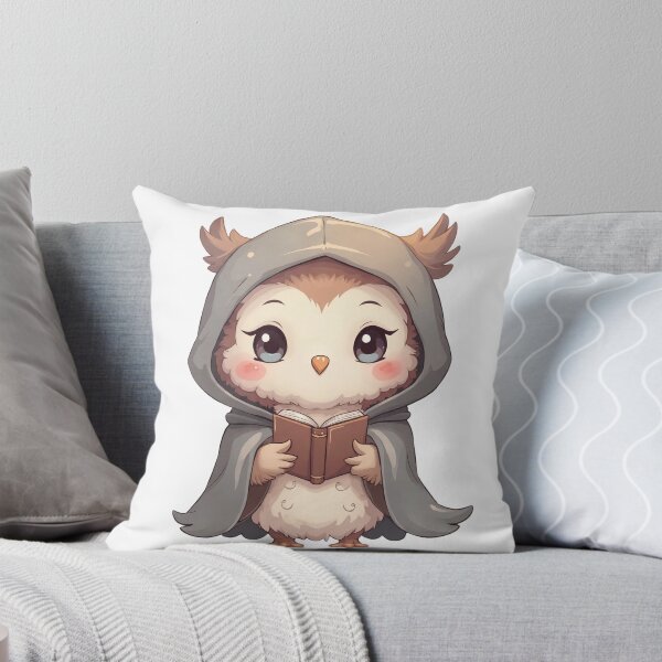 Item preview, Cozy Owl Mage – Cute Kawaii Fantasy Character designed and sold by santi-ia.