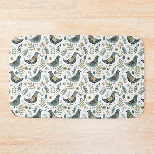Item preview, Nordic Folk Garden Birds designed and sold by Shuga-Design.
