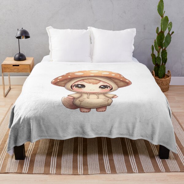 Item preview, Cozy Mushroom Friend – Cute Kawaii Fantasy Character designed and sold by santi-ia.