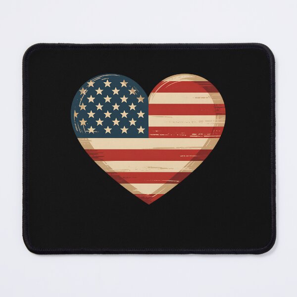 Item preview, Patriotic American Flag Heart USA Flag Love Valentines Day designed and sold by clothesy7.