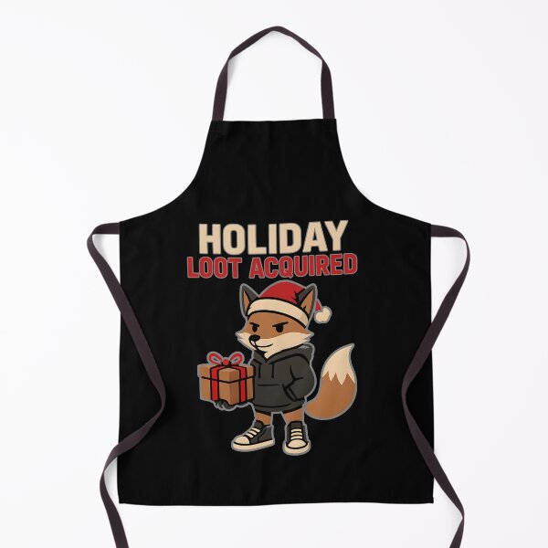 Item preview, Holiday Loot Acquired Fox Christmas Streetwear Design designed and sold by Jackie2024.