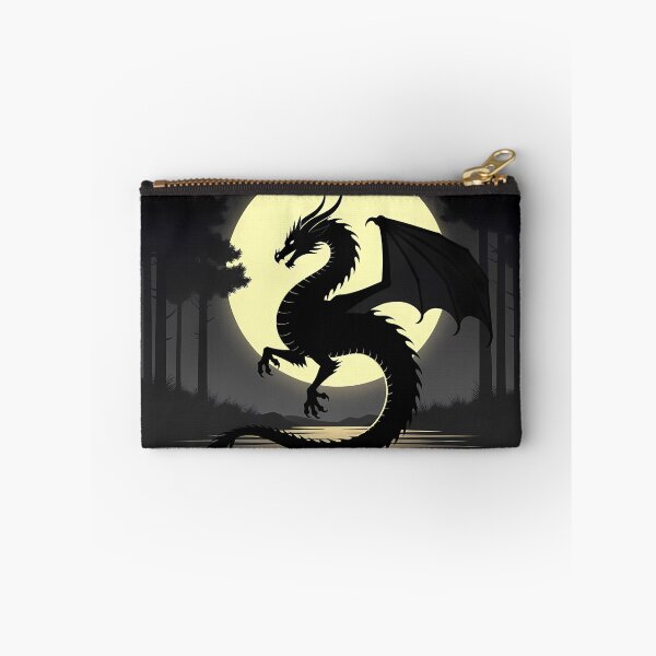Item preview, Copy of Mystical Dragon Silhouette with Twisting Tail under Moonlit Sky Design designed and sold by NovaDigitalArt45.
