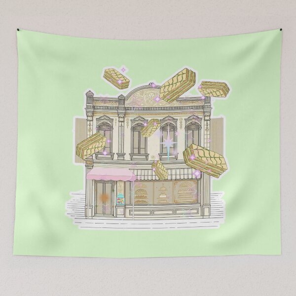 Item preview, Magical Bakery Illustration – Dreamy Cake Shop with Floating Desserts designed and sold by Sugar Wisdom .