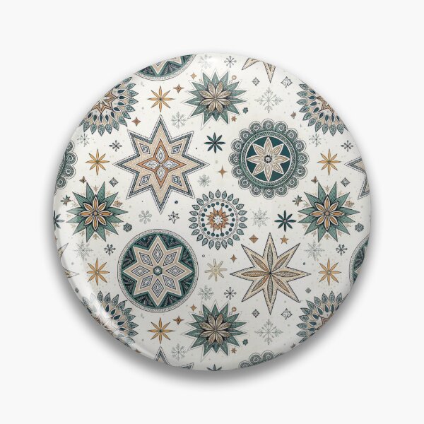 Item preview, Nordic Folk Stars & Rosettes designed and sold by Shuga-Design.