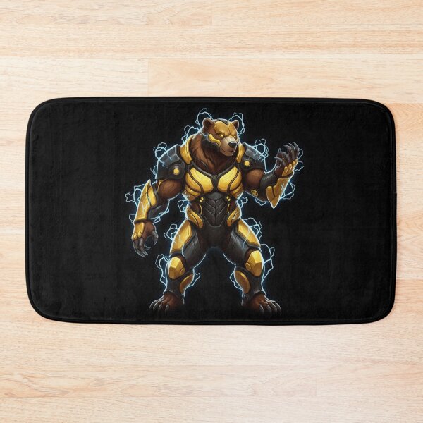 Item preview, Thunder Bear Warrior – Electric Armored Bear Sci-Fi Fantasy Art designed and sold by FORYOUOFFICIAL.