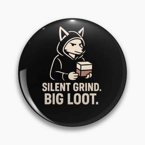 Item preview, Silent Grind Big Loot – Hustle Mindset Streetwear Design designed and sold by Jackie2024.