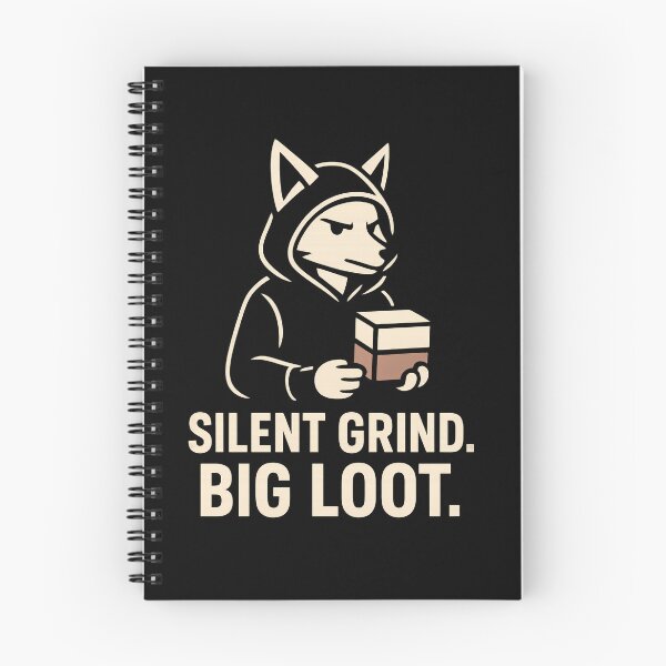 Item preview, Silent Grind Big Loot – Hustle Mindset Streetwear Design designed and sold by Jackie2024.