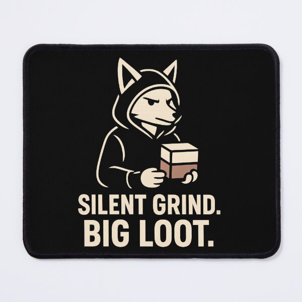 Item preview, Silent Grind Big Loot – Hustle Mindset Streetwear Design designed and sold by Jackie2024.