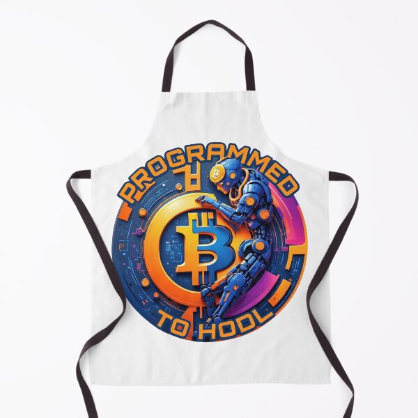 Item preview, Bitcoin Cyborg Thinker - Programmed to HODL Sci-Fi Crypto T-Shirt designed and sold by BitCrop.