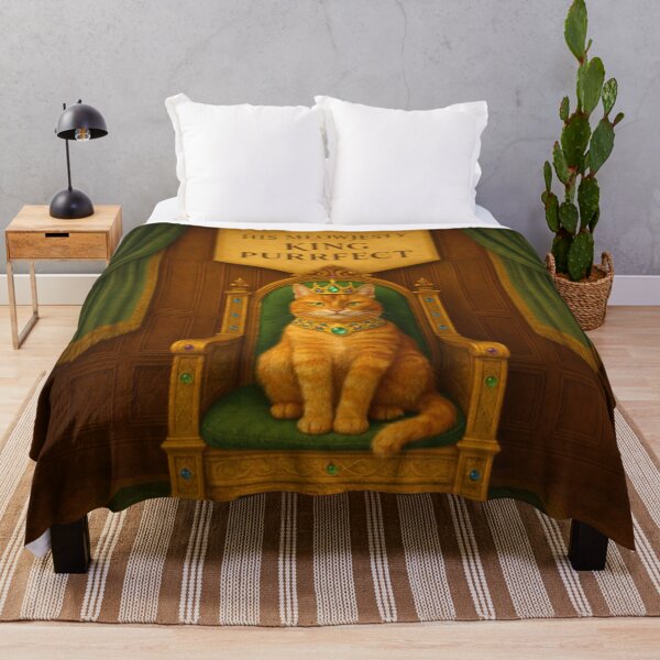 Item preview, Ginger Royal Cat – His Meowjesty King Purrfect designed and sold by PurrfectWhisper.