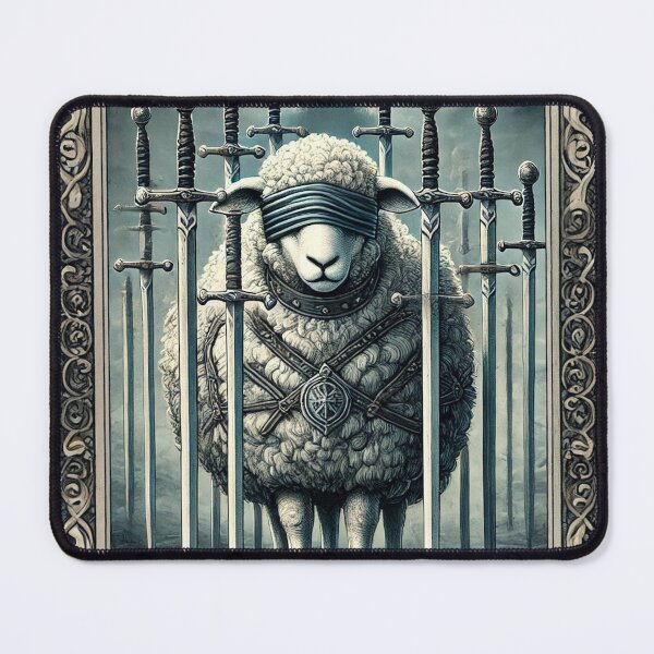 Item preview, Sheepism – Eight of Swords Tarot Card designed and sold by Thpoar.