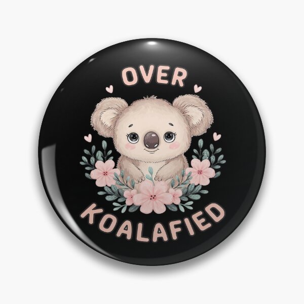 Item preview, Over Koalafied Cute Pastel Colorful Koala bear  designed and sold by MarkLeedsArt.