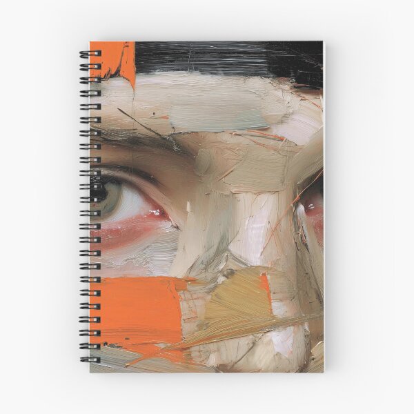 Item preview, Striking Face with Textural Brushstrokes designed and sold by lautir.