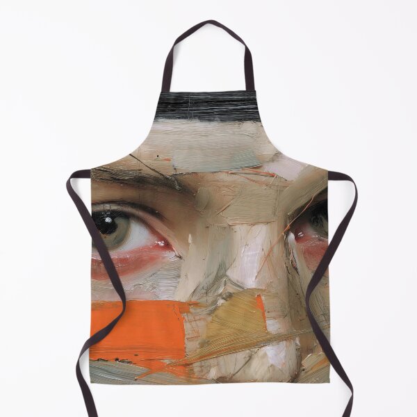 Item preview, Striking Face with Textural Brushstrokes designed and sold by lautir.
