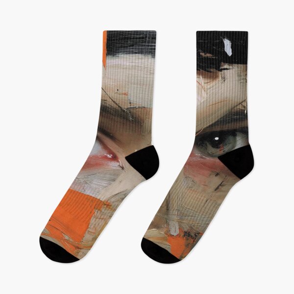 Item preview, Striking Face with Textural Brushstrokes designed and sold by lautir.