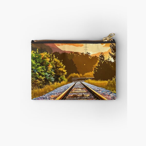 Item preview, Railroad Tracks at sunset designed and sold by tomorrowsart.
