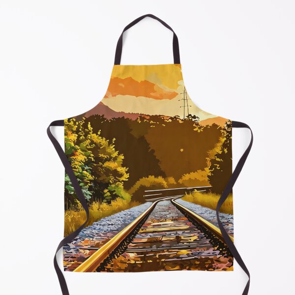 Item preview, Railroad Tracks at sunset designed and sold by tomorrowsart.