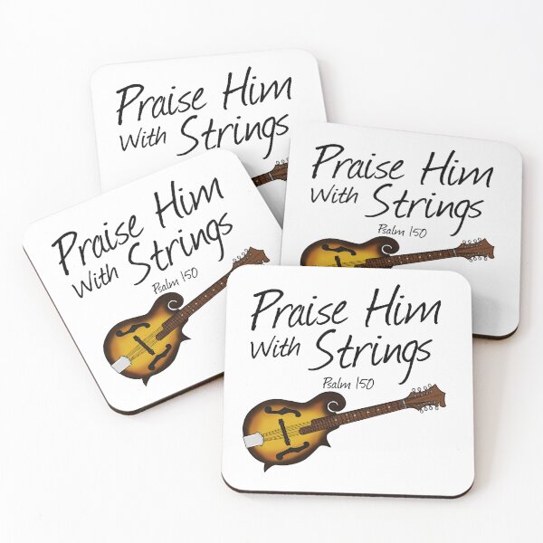 Item preview, Mandolin, Praise Him With Strings, Church Mandolinist Musician designed and sold by doodlerob.