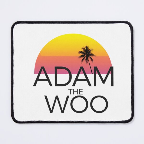 Item preview, Adam the Woo Retro Sunset Logo with Coconut Trees designed and sold by AENAcharms.