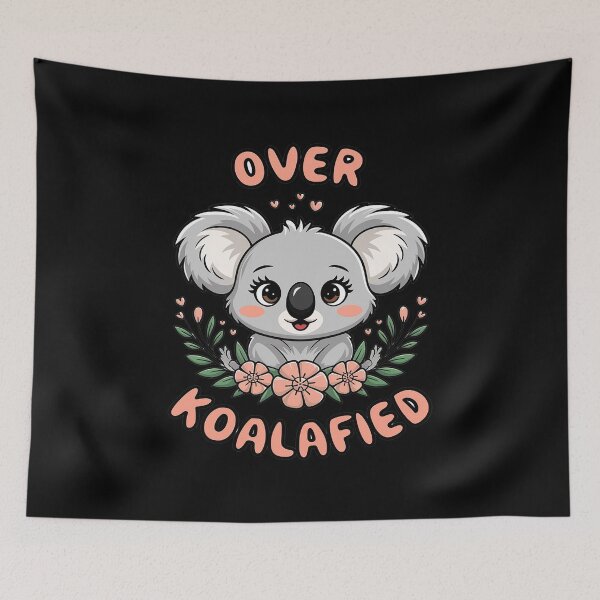 Item preview, Over Koalafied Cute Pastel Colorful Koala bea designed and sold by FadeOfThrone.