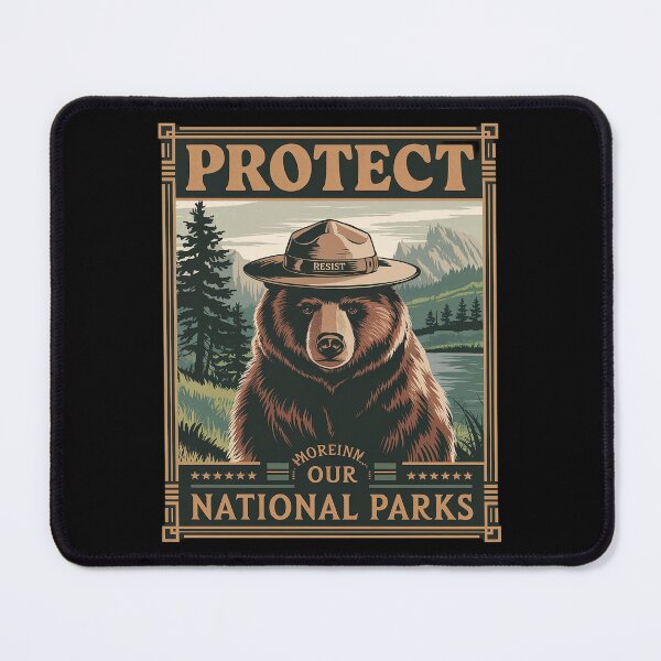 Item preview, Protect National Parks Resist Bear designed and sold by FadeOfThrone.
