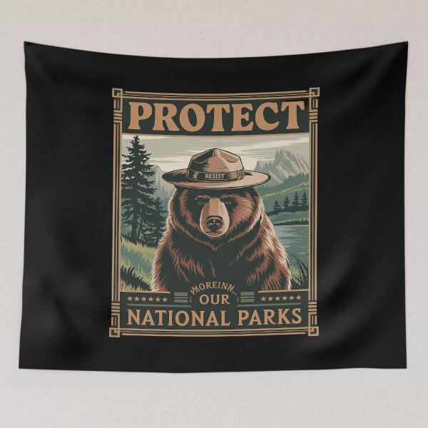 Item preview, Protect National Parks Resist Bear  designed and sold by FadeOfThrone.