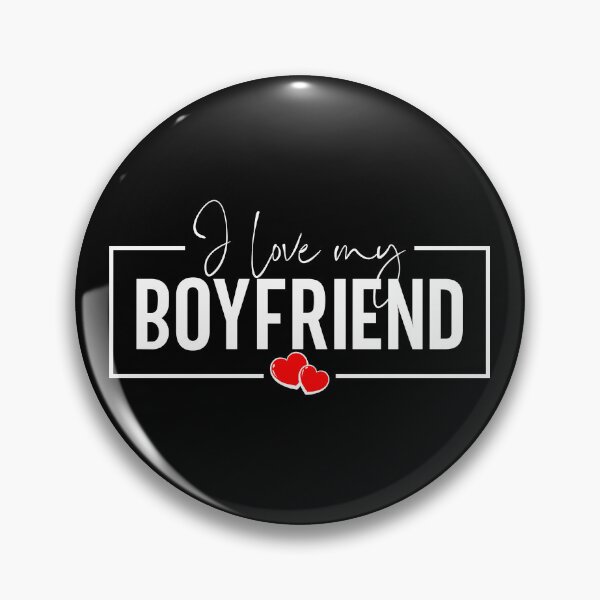 Item preview, I Love My Boyfriend - Perfect Love Typography Gift, W designed and sold by HGstudioDesign.