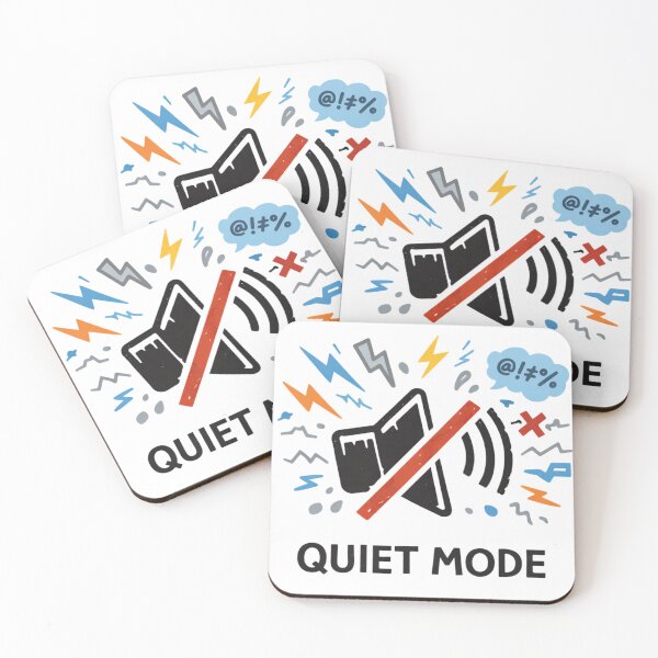 Item preview, Quiet Mode Noise Off designed and sold by MORIANZPOD.