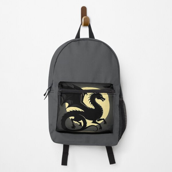 Item preview, Copy of Mystical Dragon Silhouette with Twisting Tail under Moonlit Sky Design designed and sold by NovaDigitalArt45.