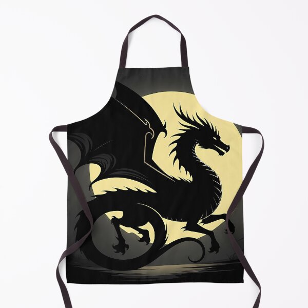 Item preview, Copy of Mystical Dragon Silhouette with Twisting Tail under Moonlit Sky Design designed and sold by NovaDigitalArt45.