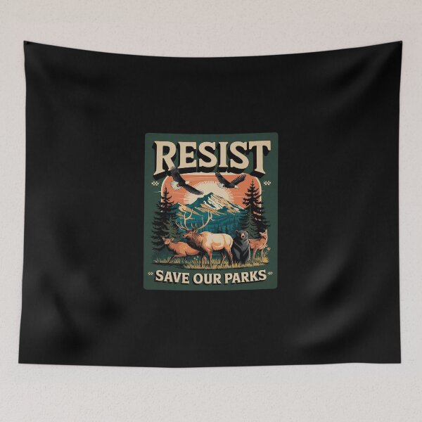 Item preview, Womens Resist Save Our Parks US National Outdoor Lovers  designed and sold by SyntaxClaw.