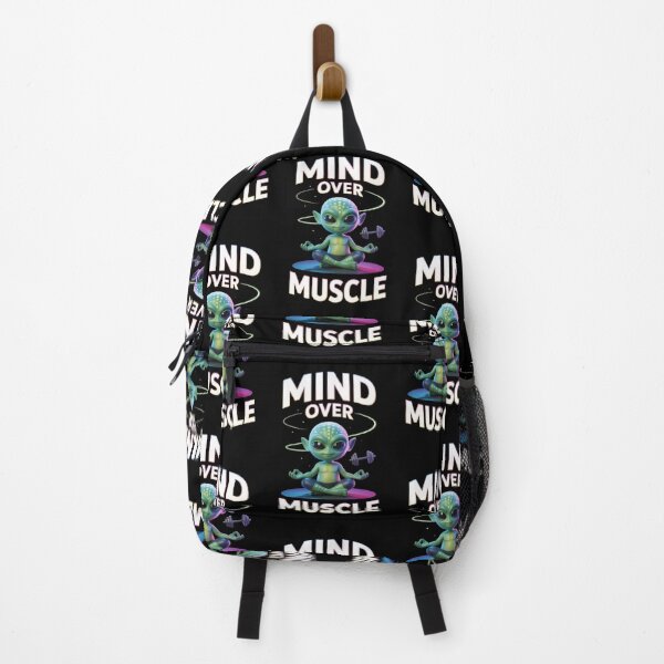 Item preview, Cute Alien Mind Over Muscle - Funny Telekinesis Gym 3D designed and sold by Planet Sarcasm.