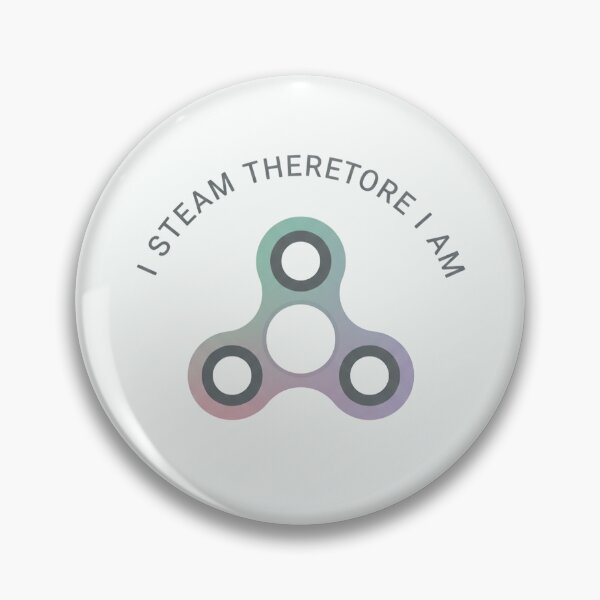 Item preview, I Steam Therefore I Am Fidget Spinner designed and sold by PixelQ.