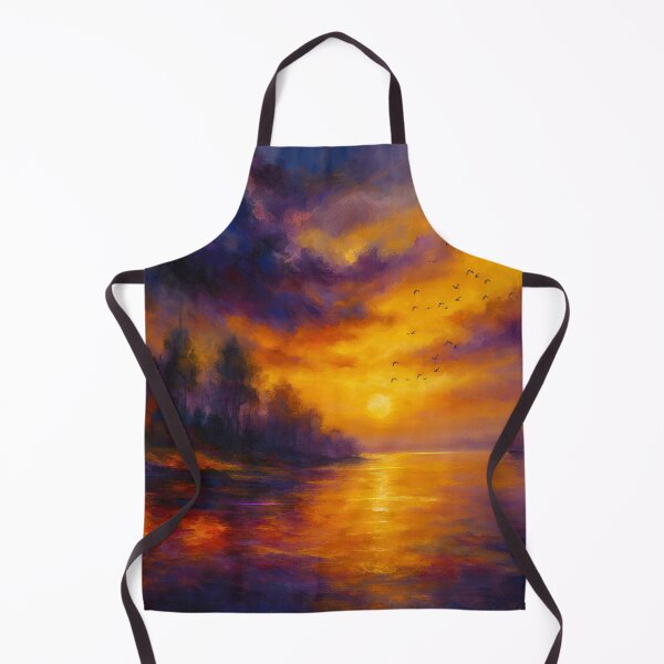 Item preview, Harbor of Light - Sailboats Beneath a Burning Sky designed and sold by Joey Santiago.