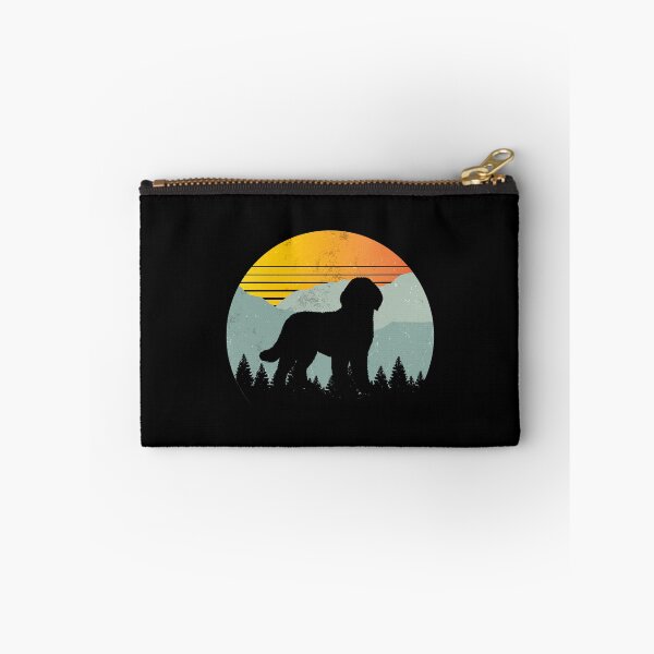 Item preview, Retro Sunny Sunset Vintage Mountains Pyredoodle Gift designed and sold by Guarddogdrive.