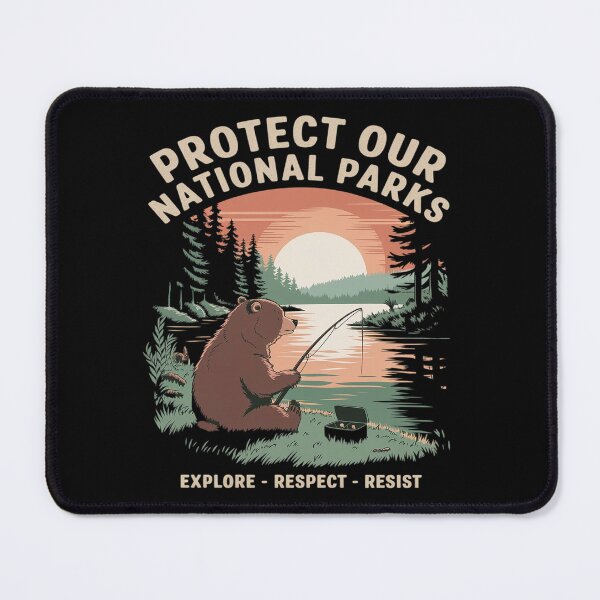 Item preview, Protect Our National Parks BEAR RESIST ALT US designed and sold by FadeOfThrone.
