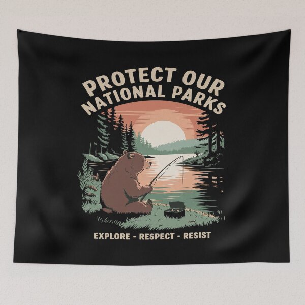 Item preview, Protect Our National Parks BEAR RESIST ALT US  designed and sold by FadeOfThrone.