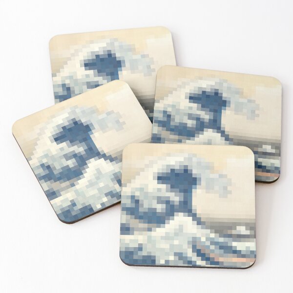Item preview, PixArt | Hokusai - The Great Wave off Kanagawa designed and sold by StudioDestruct.