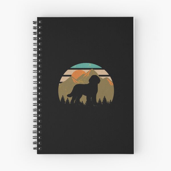 Item preview, Retro Vintage Mountains Pyredoodle Gift designed and sold by Guarddogdrive.
