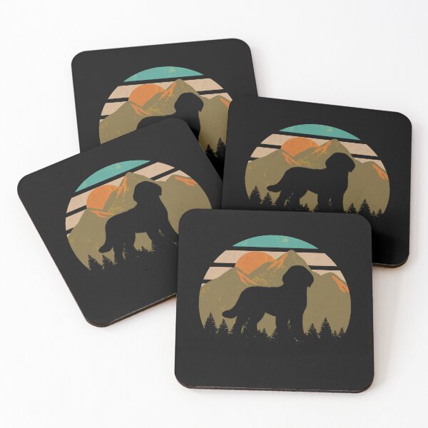 Item preview, Retro Vintage Mountains Pyredoodle Gift designed and sold by Guarddogdrive.