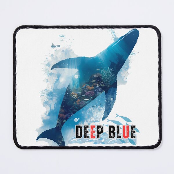 Item preview, Humpback Whale Coral Reef Double Exposure - Surreal Ocean Watercolor Art Gift designed and sold by LoliDesignShop.