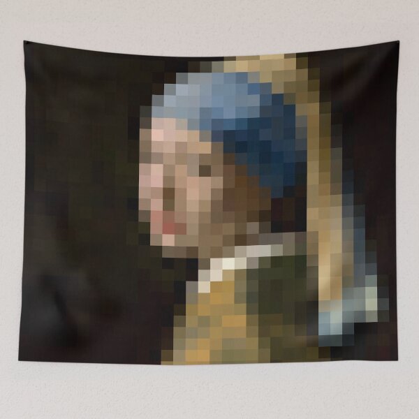 Item preview, PixArt | Johannes Vermeer - Girl with a Pearl Earring designed and sold by StudioDestruct.