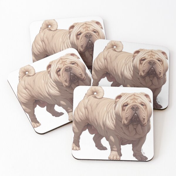 Item preview, Cute Chinese Shar-Pei designed and sold by SMARTKIT  DESIGNAGENCY.