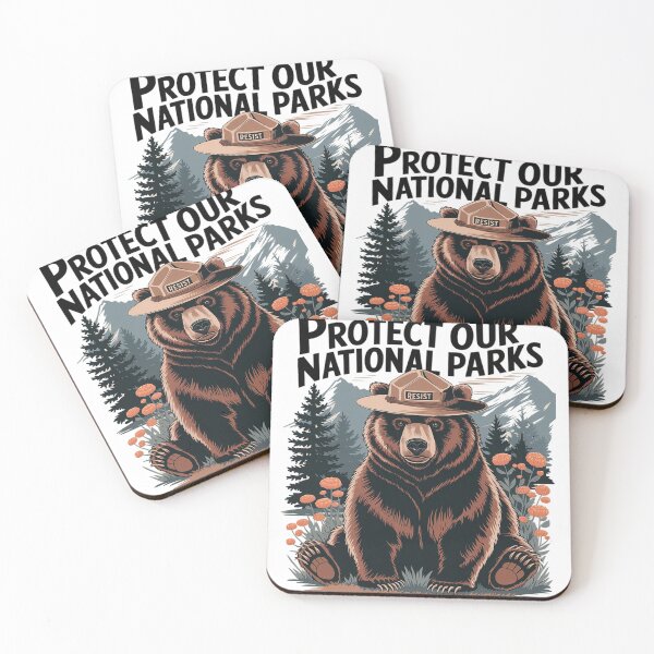 Item preview, Protect Our National Parks BEAR RESIST ALT US1  designed and sold by MarryIsMonth.